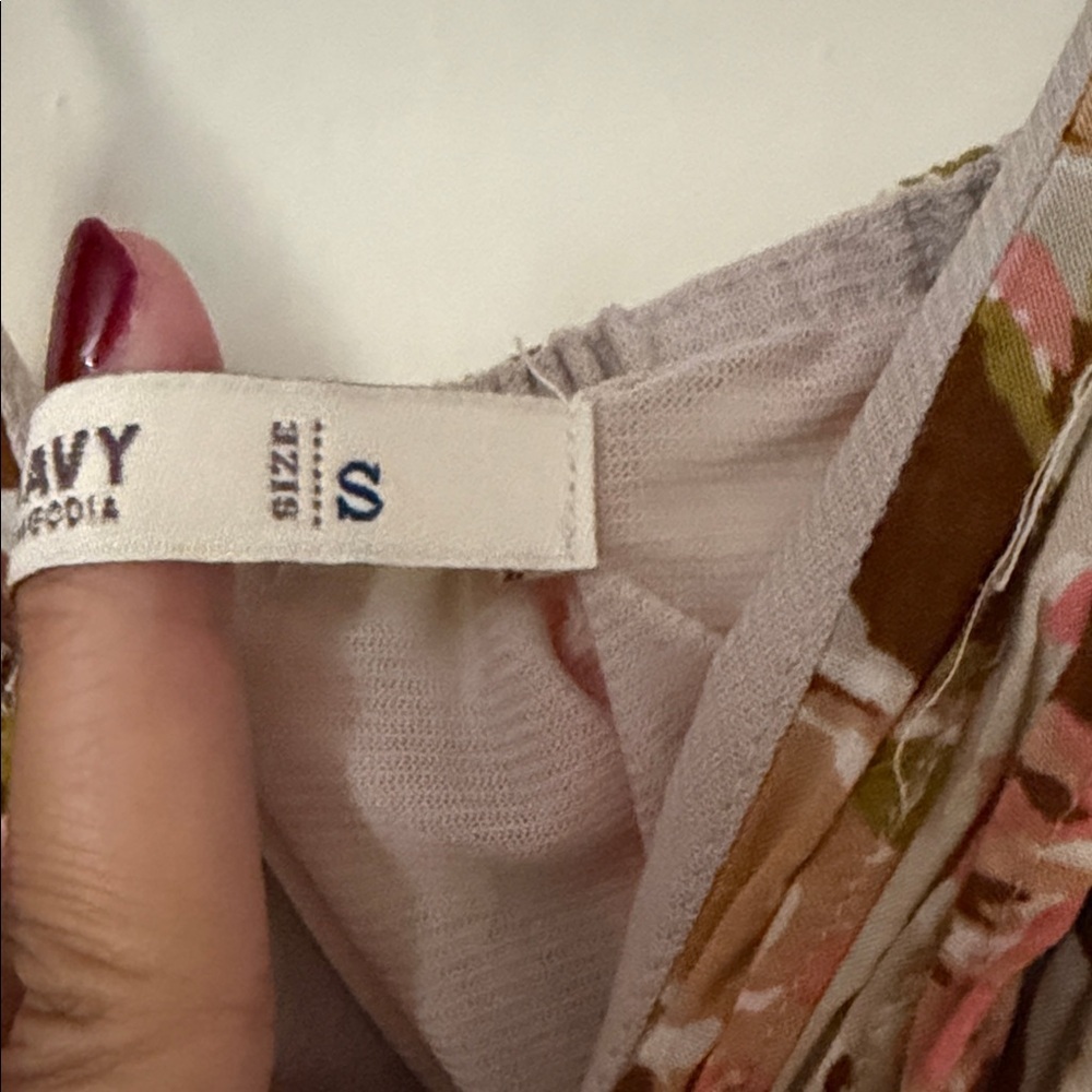 Old navy Floral Spaghetti Strap Dress size S - Picture 3 of 9